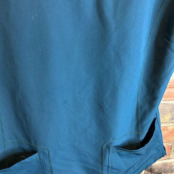 5 for $25🔥Dickies Aqua Blue V-Neck Dickies Scrub Top Small - Picture 3 of 5